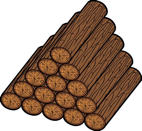 Wooden Logs Clipart