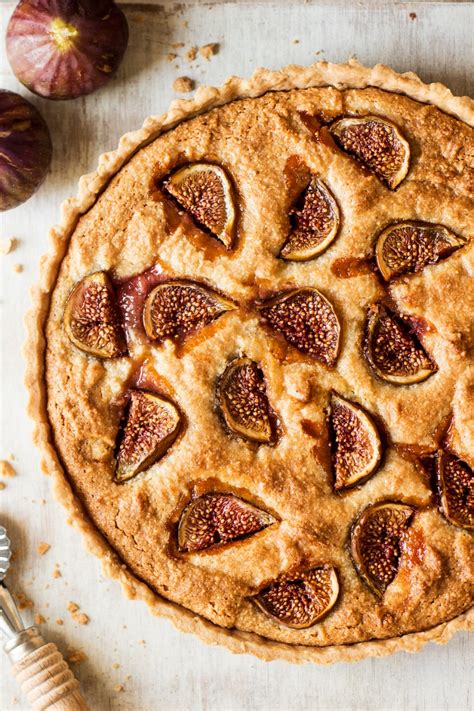 Vegan Fig Frangipane Tart Lazy Cat Kitchen