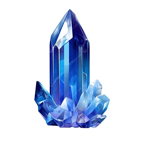Blue Crystal Png Illustration, Beautiful, Beauty, Blue Crystal PNG Transparent Image and Clipart