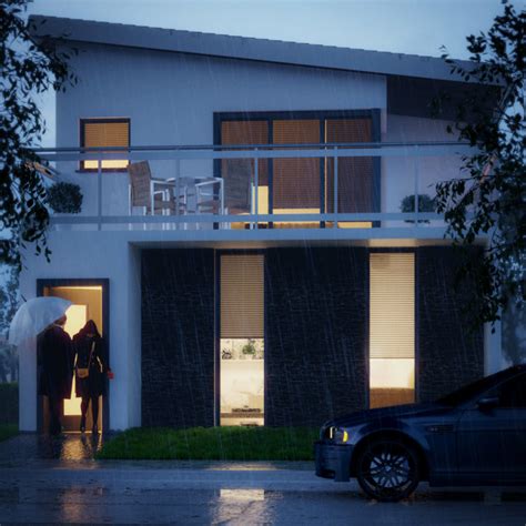 Rain House Ronen Bekerman D Architectural Visualization