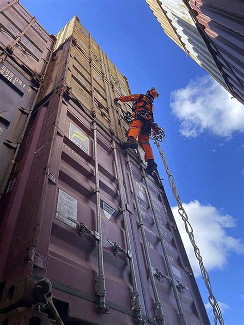 Salvage Crews Have Begun Removing Containers From The Ship That