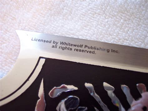 Werewolf Apocalypse Klaive Sword Limited Very Rare WhiteWolf Publishing ...