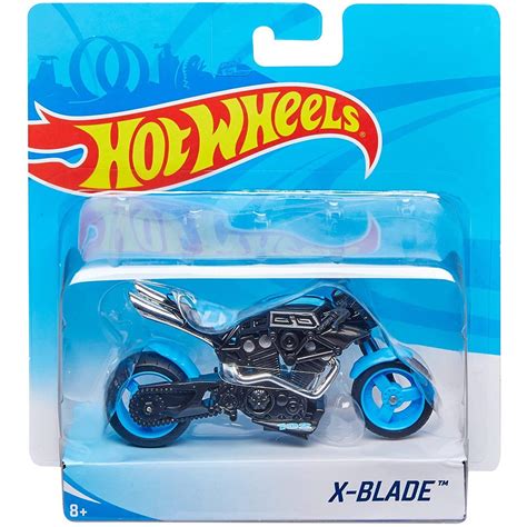 Игрушка машинка Хот Вилс Уличный байк синий X Blade Hot Wheels Street Power Bikes купить