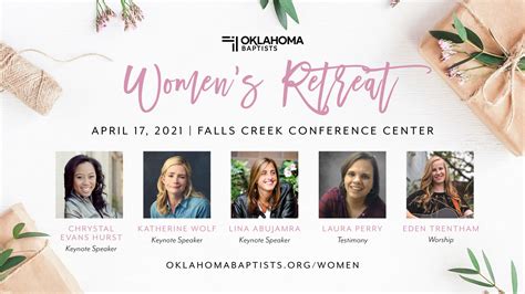 Oklahoma Baptists’ Women’s Retreat 2021: New options for April retreat ...