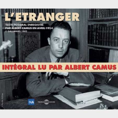 Livre Audio L ETRANGER Lu Par ALBERT CAMUS