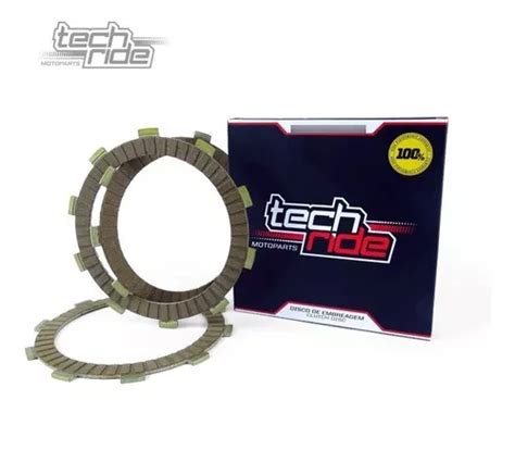 Discos Embreagem Honda Crf F Tornado Twister Tech Ride