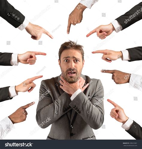 Businessman Accused Insulted By His Team Stock Photo 239616361