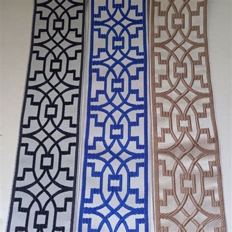 Decorative Fabric Trim For Curtains Embroidery Decorative Etsy