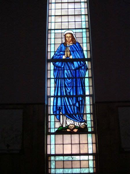 Stained Glass Window Mary Stained Glass Windows Glass Window Chapel