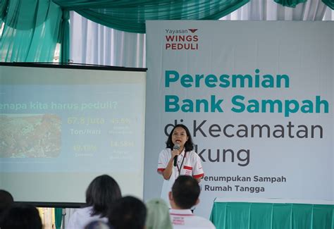 Yayasan Wings Peduli Resmikan 5 Bank Sampah Dan Gelar Ak