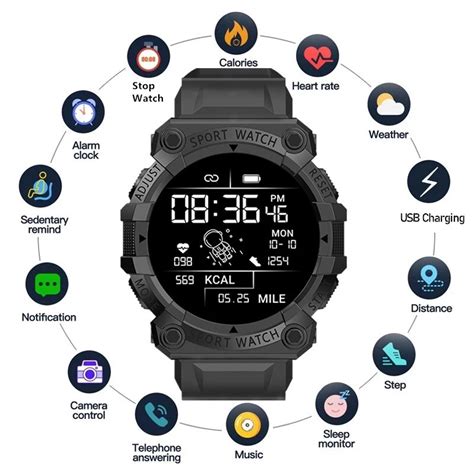 Fd68s Smart Watch Fitness Tracker Smartwatch Men Women Heart Rate