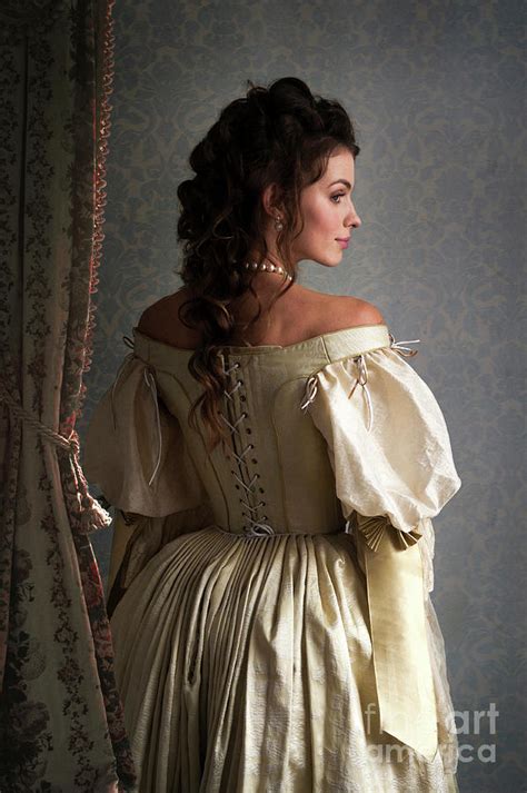 Beautiful Woman In A Georgian Dress Photograph By Lee Avison Pixels