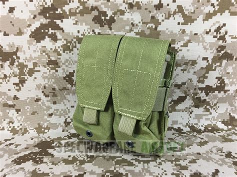 Specwarfare Airsoft FLYYE Double M4 M16 Mag Pouch Ver ED Khaki