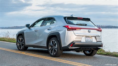 2019 Lexus UX 200h Hybrid (Color: Silver Lining Metallic) | Rear Three-Quarter