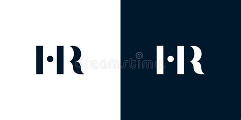 Letter Hr Logo Stock Illustrations Letter Hr Logo Stock