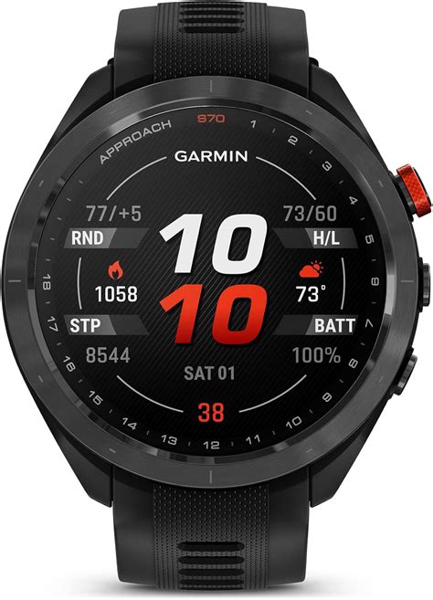 Amazon Garmin Approach S70 47mm Premium GPS Golf Watch Black