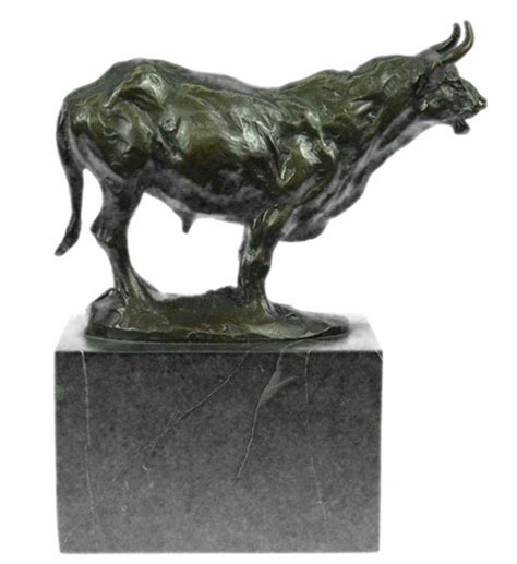 Mountain Anoa Dwarf Water Buffalo Bronze Sculpture