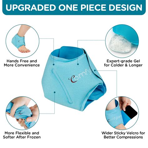 Snapklik.com : Ankle Ice Pack Wrap For Swelling, Plantar Fasciitis