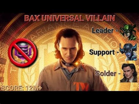 MFF ABX LOKI TVA UNIVERSAL VILLAIN PARALYZE SEASON YouTube