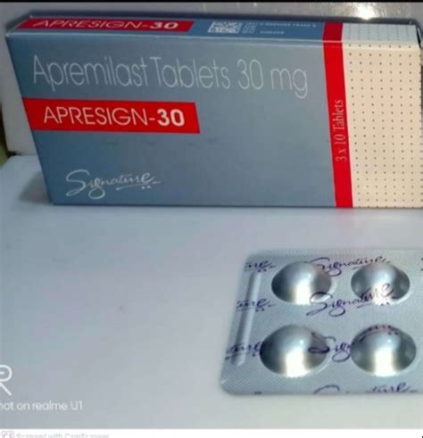 Apremilast Tablet Mg At Rs Pharmaceutical Tablets In Nagpur