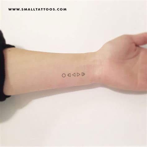 Five Alchemical Symbols Temporary Tattoo (Set of 3) – Small Tattoos