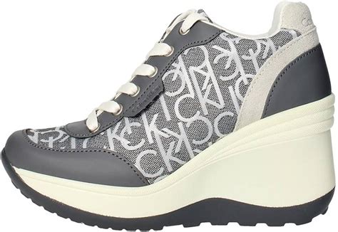 Calvin Klein Jeans Vrai Sneakers Femme RE9259 BBK Nouvelle Collection