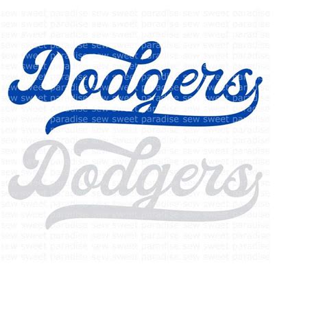 Dodgers SVG, Dodgers Retro SVG, Dodgers Retro PNG, Digital D - Inspire ...