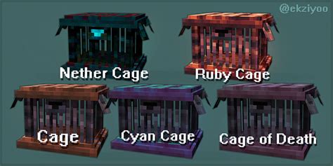 Artstation My Minecraft Cages