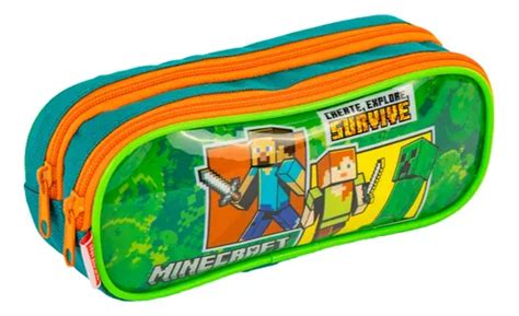 Funda Escolar Infantil Sestini De Minecraft Para Hombre MercadoLibre