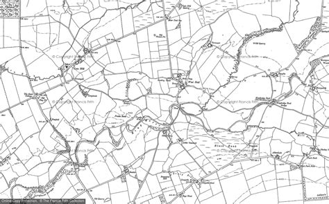 Historic Ordnance Survey Map of West Hall, 1899