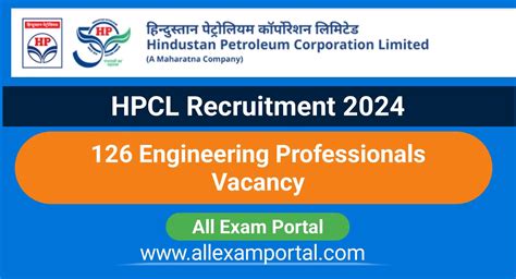 HPCL Engineer And Manager Recruitment 2024 For 126 Vacancy