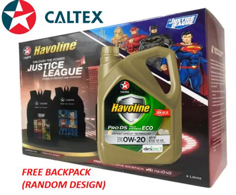 Caltex Havoline Pro DS Fully Synthetic ECO SAE 0W 20 4L Lazada