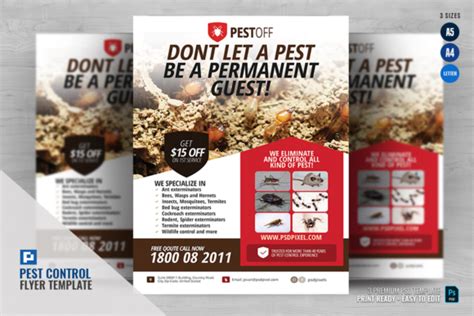 Pest And Insect Control Flyer Graphic By Psdpixel · Creative Fabrica