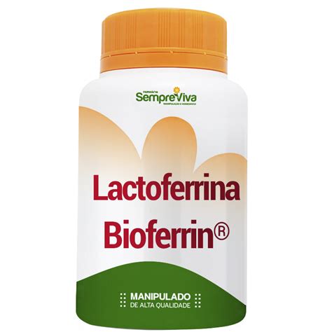 Lactoferrina 100mg Bioferrin Farmácia Sempre Viva