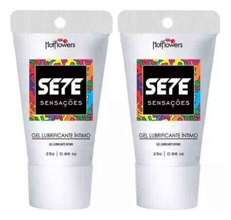 Kit X Lubrificante Intimo Sete Sensacoes Anestesico Anal Frete Gr Tis