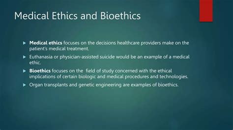 Healthcare Law And Ethics PPT