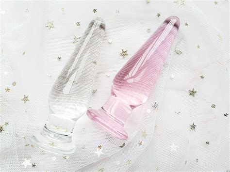 Mature Crystal Sex Toys Glass Butt Plug Small Glass Dildo Sex Toy Gift Glass Anal Beads For