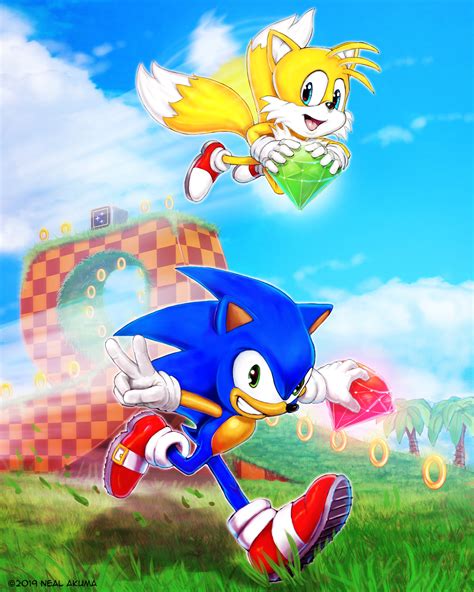 ArtStation - Sonic and Tails fan art