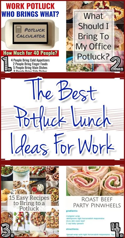 Bring A Dish Potluck Lunch Ideas For Your Office Luncheon Party To