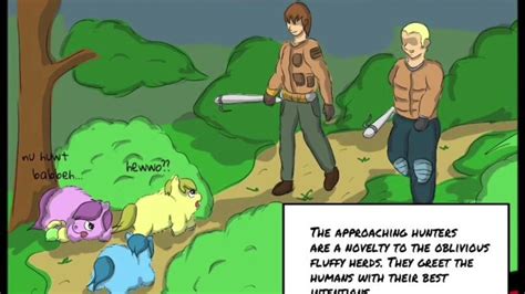Fluffy Pony Abuse The Hunt Comic By Carpdime Dub By Gayroommate