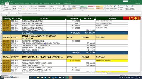 Sistema Contable Excel Youtube