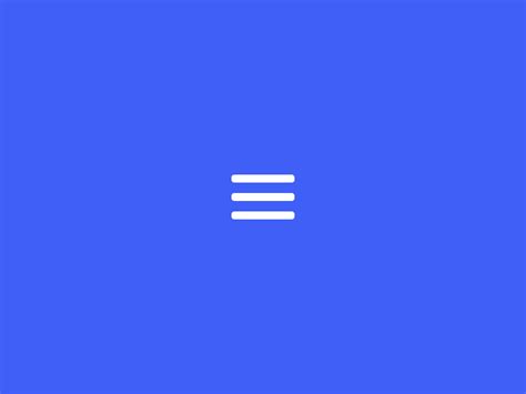 Hamburger Icon Animation Rebound by beibei for DCU on Dribbble