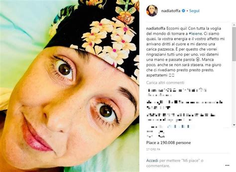 Nadia Toffa Rinvia Ancora Il Ritorno A Le Iene Manca Poco Aspettatemi