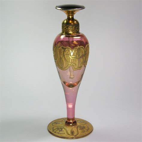 1925 27 Devilbiss Perfume Cranberry Dauber Bottle Antique Perfume