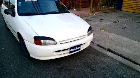 Toyota Starlet 2000 Blanco Kelvin Rivera La Romana Youtube