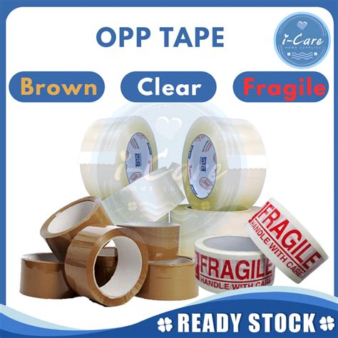 Ready Stock Opp Clear Adhesive Tape Transparent Cellophane Tape