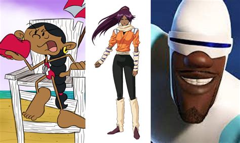 Black Tv Cartoon Characters