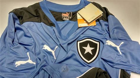 Camisa Botafogo Treino Oficial Puma Azul 2014 Frete Gratis R 120