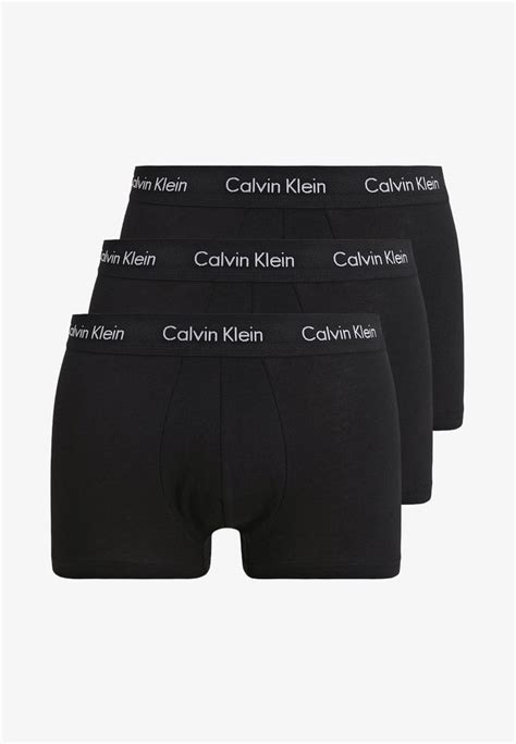 Calvin Klein Underwear Low Rise Trunk 3 Pack Kelnaitės Black Juoda Zalando Lt