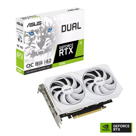 Card M N H Nh Asus Dual Geforce Rtx White O G Gddr Gearvn